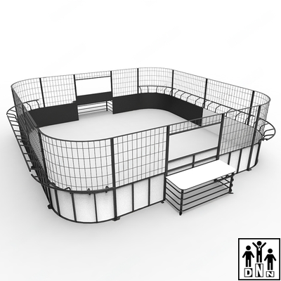 Панна площадка стальная квадратная с высоким бортом DNN