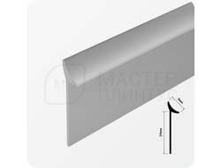 Универсальный уплотнительный профиль на столешницу AP632 серебро