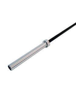 Гриф для кросс-тренинга двухцветный без центральной насечки до 679 кг REBEL