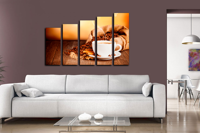 Модульная картина "Отборный кофе"