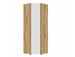 Спальня ХЕЛЕН - Шкаф угловой ШК 04 Дуб Крафт золотой/Белый Шагрень