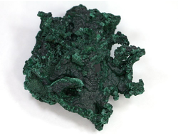 Малахит плисовый, кристаллический, Конго (95*78*33 мм, 156 г) №18528