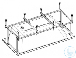 Монтажный комплект для ванны JIKA Clavis 150, 160, 170 x70 см