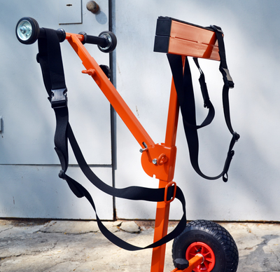 ТЕЛЕЖКА ДЛЯ ЛОДОЧНОГО МОТОРА "МИЧМАН - 2.2"