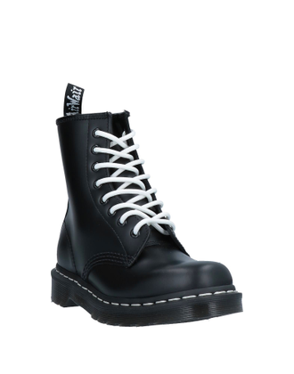 БОТИНКИ DR. MARTENS 1460 черные с белым