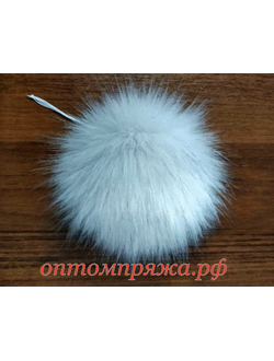Искусственный помпон. Цвет Молочный. Цена указана за 1 шт.