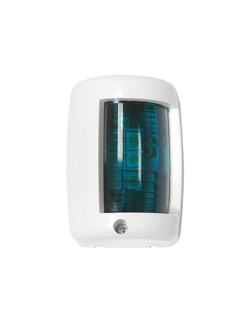 Огонь бортовой зеленый, белый корпус LED