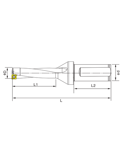 Корпус сверла 29х145х236х32 5xD TOTIME ZD05-29.0-XP32-SP09-02