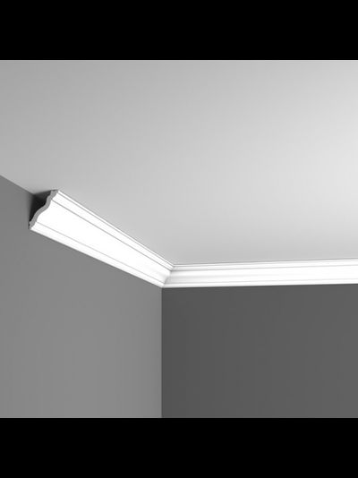 Карниз потолочный с гладким профилем из дюрополимера Orac Decor - Axxent - (Орак Декор-Акцент) CX177