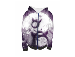 Толстовка на молнии с полной запечаткой Мой сосед Тоторо, Totoro №31