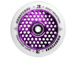 Продажа колес Root Industries Honeycore (White/Purple) для трюковых самокатов в Иркутске