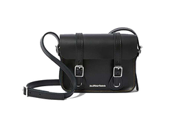 DR. MARTENS 7 INCH BRANDO LEATHER CROSSBODY BAG BLACK