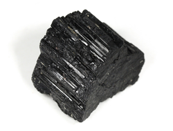 Турмалин чёрный шерл, кристалл /фрагмент кристалла, Бразилия (34*26*25 мм, 47 г) №29755