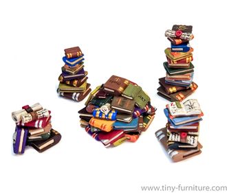 Stacks of books (v.2) (PAINTED)