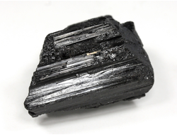 Турмалин чёрный шерл, кристалл /фрагмент кристалла, Бразилия (40*33*26 мм, 46 г) №29754