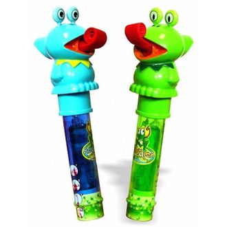 Кидсмания Ribbit Pop Лягушка Леденец + Свисток 11 гр (12 шт)