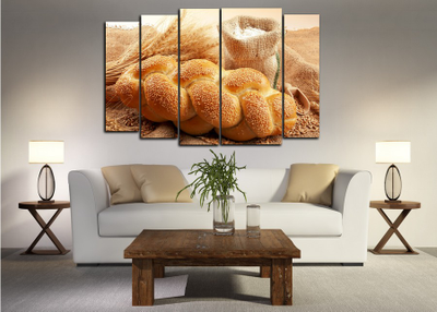 Модульная картина "Свежий хлеб"