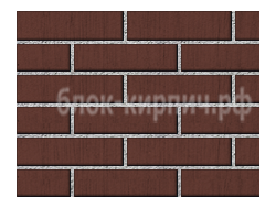 Кирпич облицовочный бордо темный бархат 1 NF М150 Керма