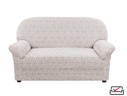 Чехол на 2х местный диван Тела  Безарро Молочный. ИТАЛИЯ