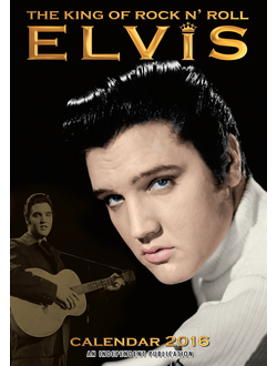 Elvis Календарь 2016 ИНОСТРАННЫЕ ПЕРЕКИДНЫЕ КАЛЕНДАРИ 2016, Elvis CALENDAR 2016