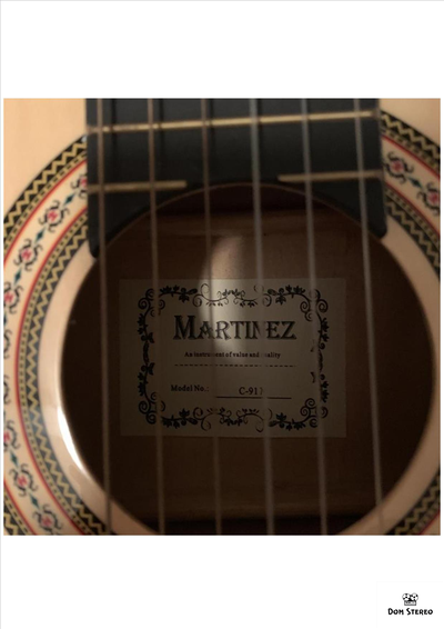 Изображение выреза на гитаре MARTINEZ C - 91 / N