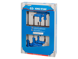 Набор Г-образных шестигранников 3-8 мм, 6 предметов KING TONY 22106MR