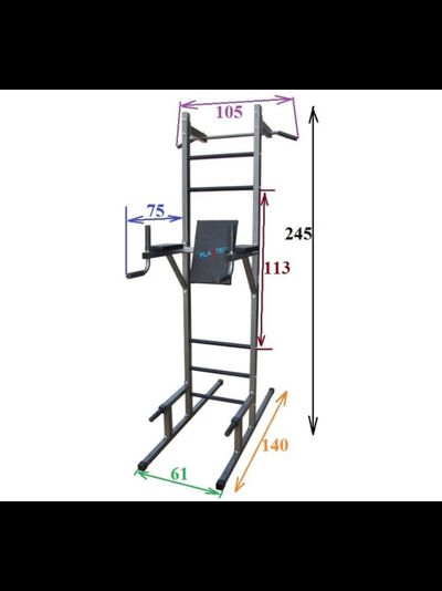 Стойка ТУРНИК + БРУСЬЯ + доска для пресса