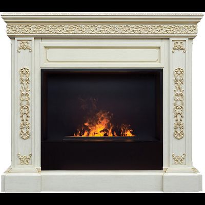 Электрокамин Екатерина WT с очагом 3D Cassette 630 Black Panel