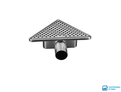 Трап для душевой VIEIR из нерж.стали с сухим затвором 200мм*200мм угловой в Тамбове