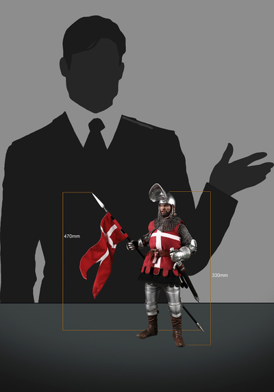 Английский рыцарь-бакалавр Столетней  войны (KNIGHT OF BACHELOR) - Коллекционная ФИГУРКА 1/6 scale SERIES OF EMPIRES (DIE-CAST ALLOY) (SE067) - COOMODEL