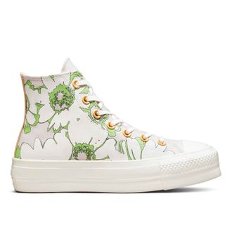 Кеды Converse Chuck Taylor All Star Lift Platform зеленые