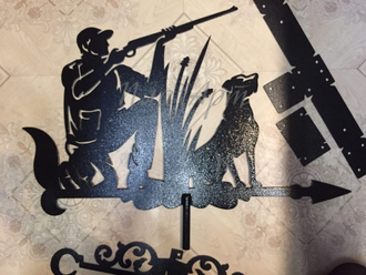 флюгер на крышу Охотник