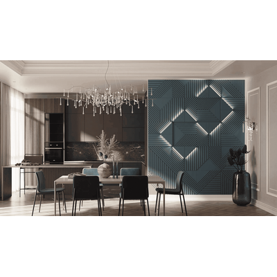 Гипсовая панель PIFAGOR + LED артикул D-0010