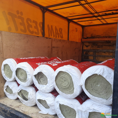 Мат прошивной РОКВУЛ ВАЙРЕД МАТ105 Кф1 7000x1000x25 мм, EI 60 мин, НГ