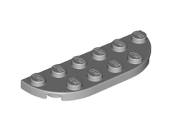 Plate, Round Corner 2 x 6 Double, Light Bluish Gray (18980 / 6105964)