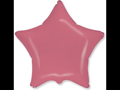 Шар (18''/46 см) Звезда, Коралловый, Макарунс