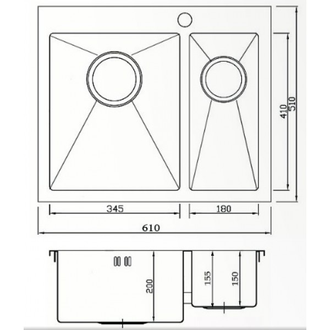 Мойка Seaman  Eco Marino SMB-6151D