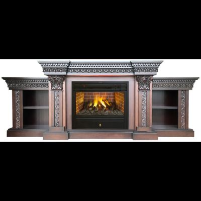 Электрокамин Бавария PREMIUM AO с очагом 3D Novara 26