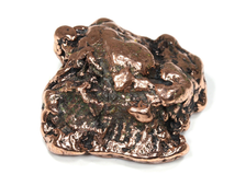 Медь полированная с одной стороны, коллекционный образец, США (45*40*23 мм, вес: 88 г) №25682