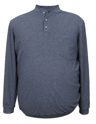 Рубашка-поло мужская большого размера Арт. Ф &quot;Поло&quot;-27П (цвет джинс) Размеры 60-86