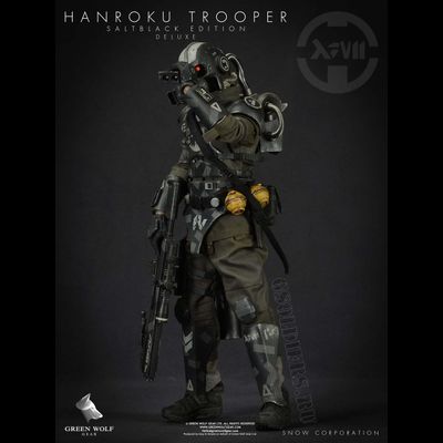КОЛЛЕКЦИОННАЯ ФИГУРКА 1/6 Hanroku Trooper Deluxe Black (Salt Black Edition) ACTION FIGURE - GREEN WOLF GEAR