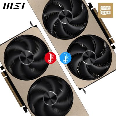 Видеокарта MSI GeForce RTX 5070 Inspire 3X OC 12GB