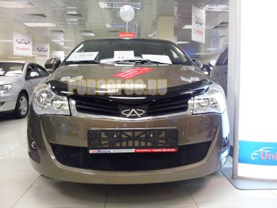 Защита радиатора Chery Bonus 2011-2014/Chery Very 2011-2014 black
