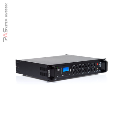 Трансляционный микшер-усилитель  PASystem LEV-350DC
