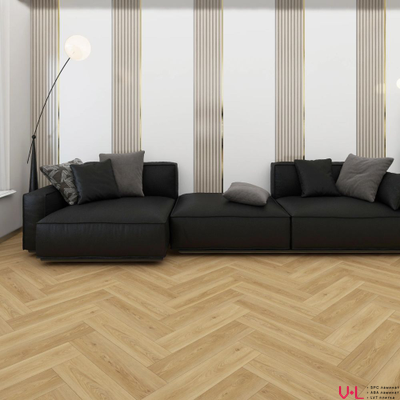 SPC ламинат Union Art Дуб Нова AR03-10 43 класс толщина 4.0 мм с фаской замковый 1.524 м2