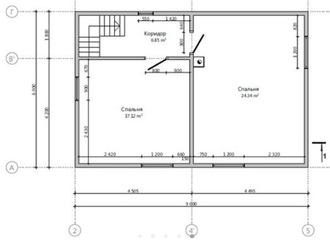 Двухэтажный каркасный дом с двумя спальнями 145м² (SK63)