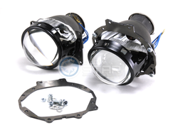 Комплект Hella R New с рамками для замены штатных ксеноновых / галогенных линз автомобиля Subaru Legacy Outback B13 (2003 - 2006) и B14 (2009-н.в.)