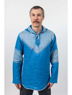 Рубаха с капюшоном "Витязъ" с Алатырем