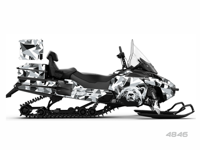 Наклейки на снегоход  Lynx Ranger Expedition Commander 2011-2019 #4846