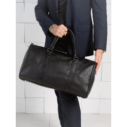 Кожаная дорожная сумка Noffo black (арт. 4018-01)